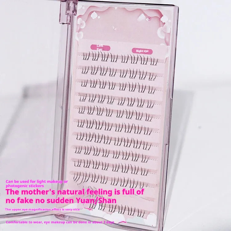 Kitten's Paw lower false eyelashes with 12-row segmented design and 4-5-6mm length
