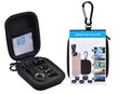 Black 5-in-1 smartphone lens kit with universal clip, fisheye, wide angle, macro and telephoto lenses