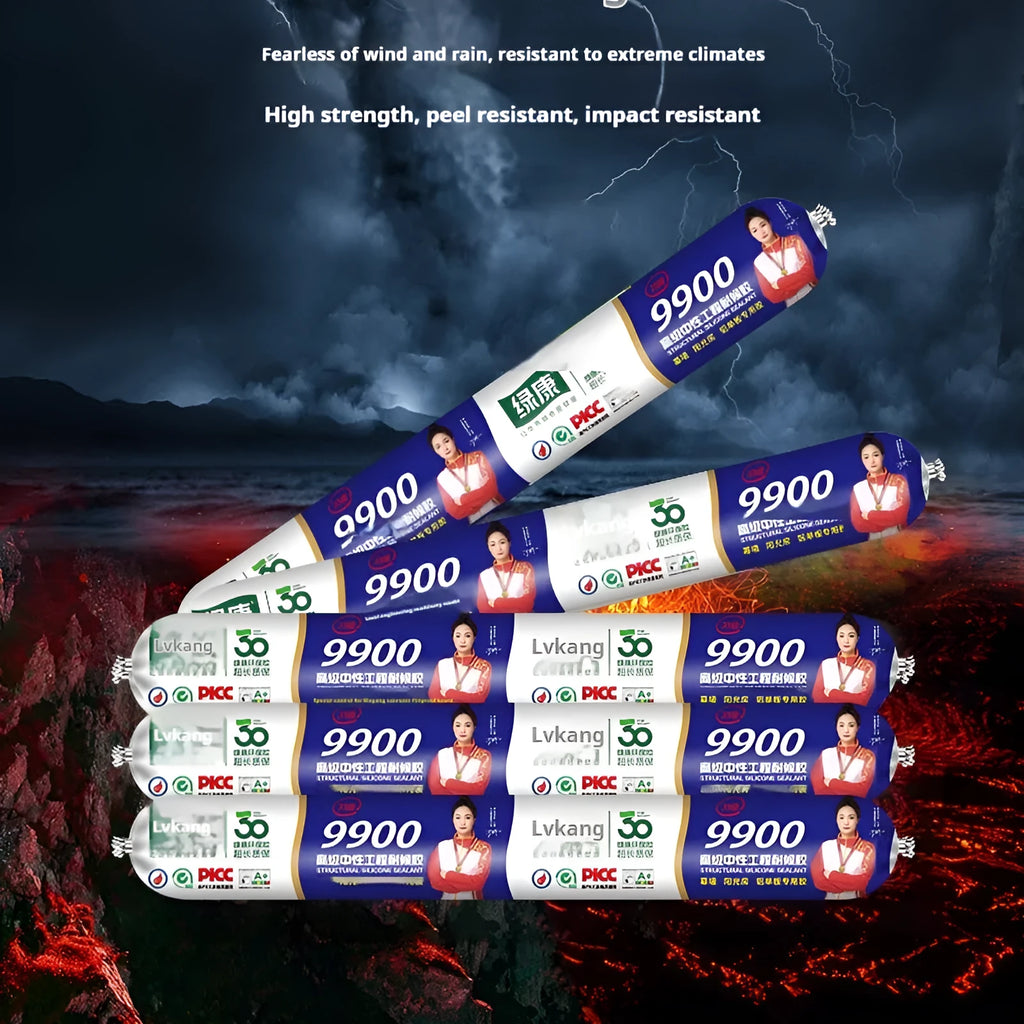 500ml silicone structural adhesive sealant for curtain wall stone door and window edge banding in black grey transparent white