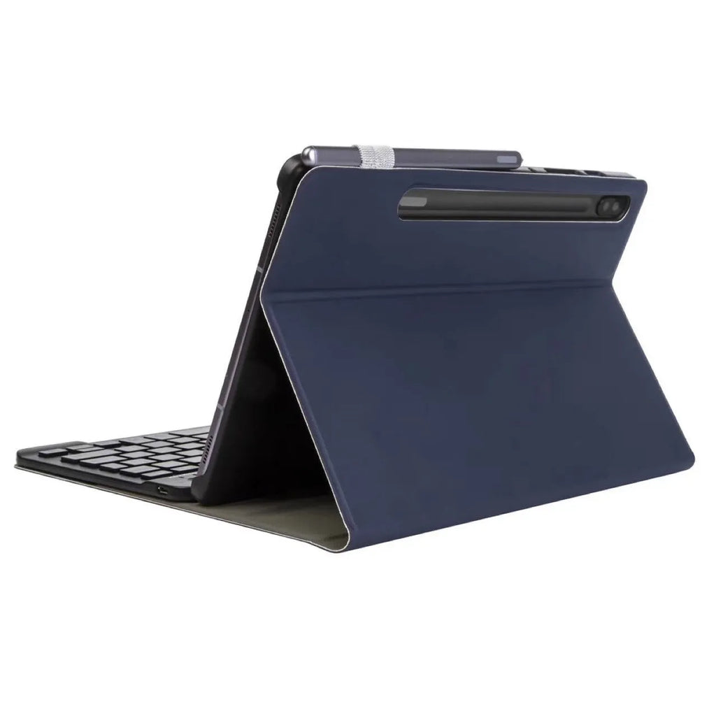 Samsung Bluetooth keyboard holster TPU clamshell case for Samsung tablet models in black