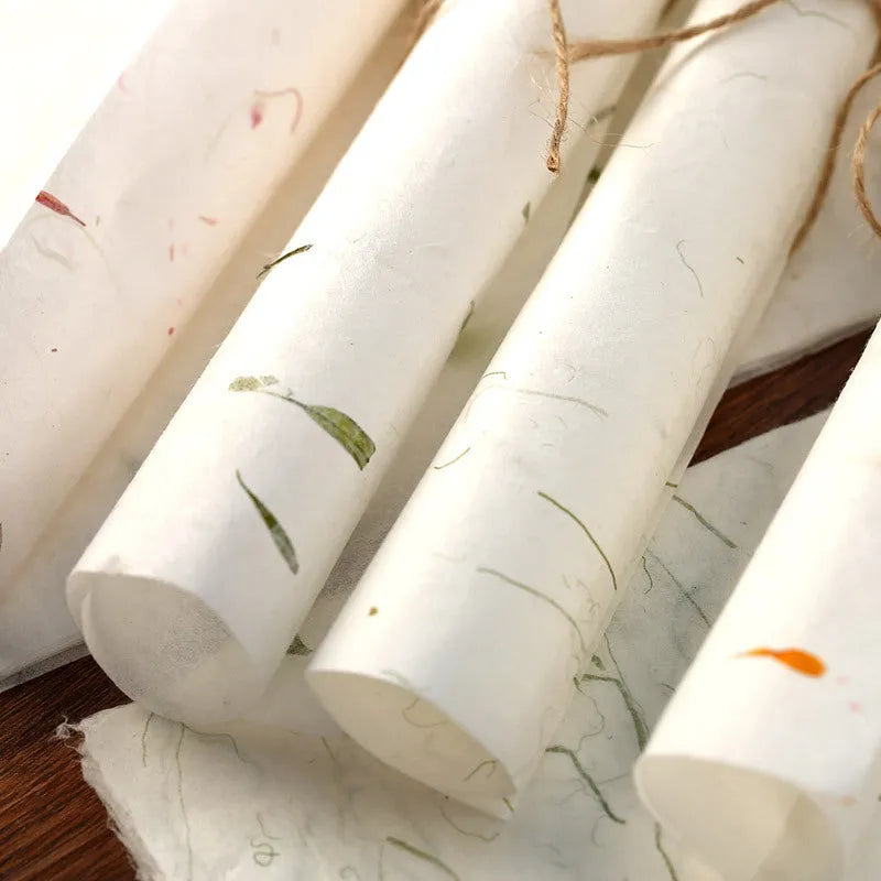 Chinese ancient style painting paper stationery set with traditional patterns in four colour options
