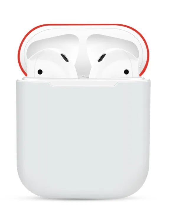 Silicone protective cover for Apple AirPods charging case in various colour options