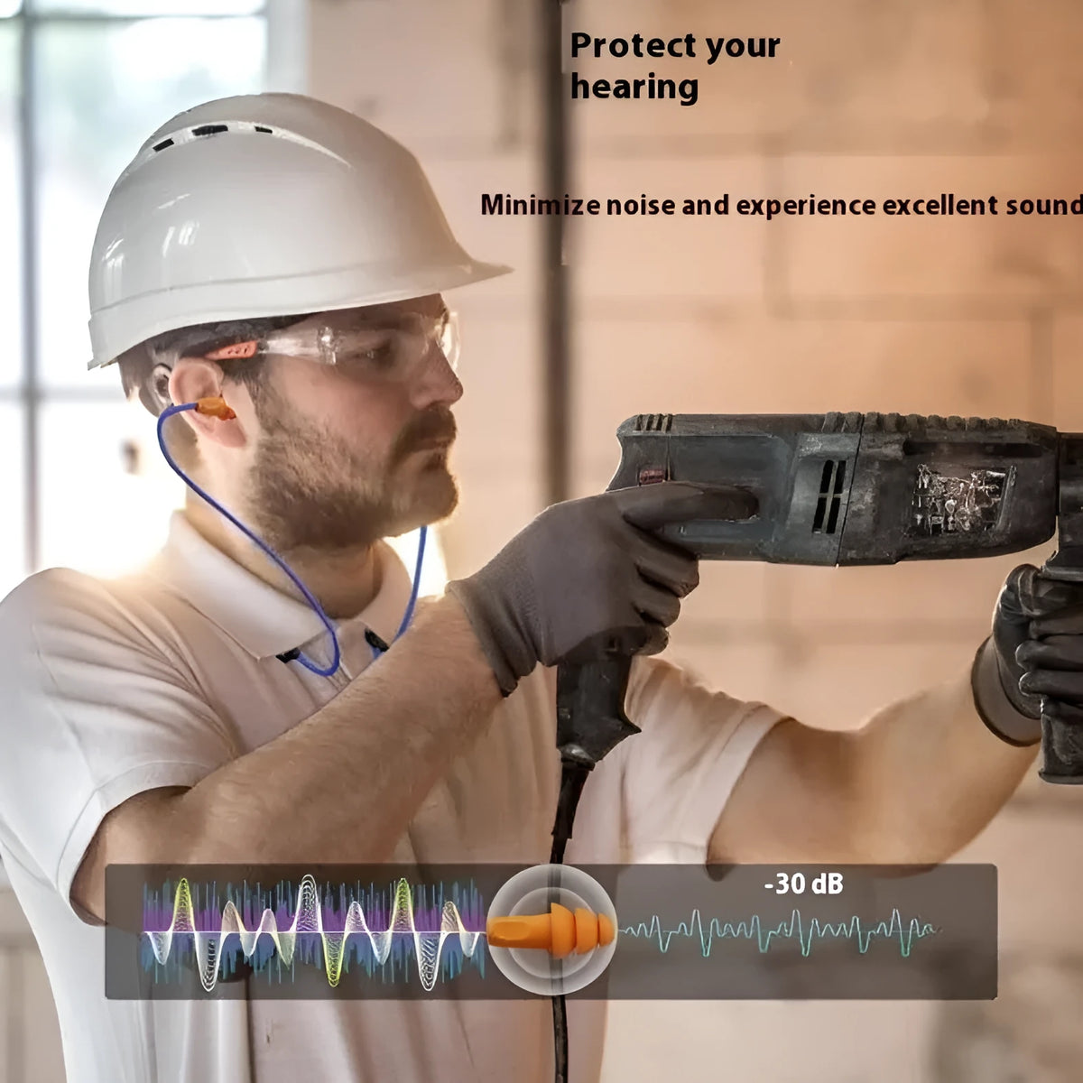 Noise-reducing Bluetooth headphones with active noise reduction, IPX3 rating, and choice of bagged or storage bag packaging
