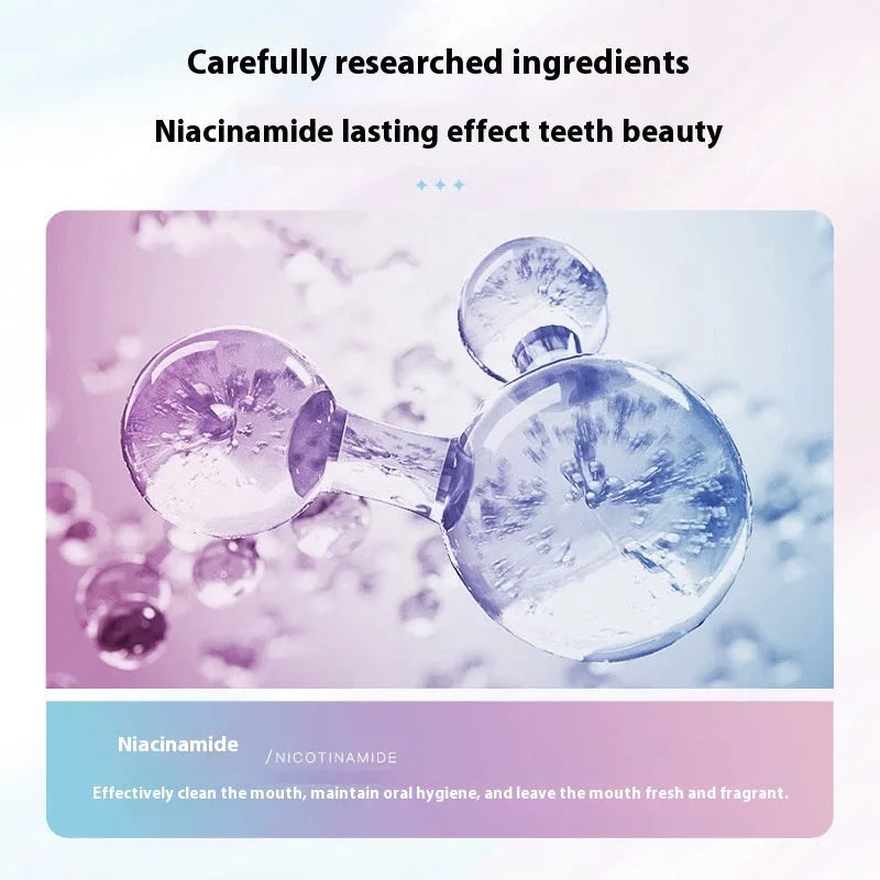 Diouni nicotinamide dazzling white toothpaste 100g for adult teeth whitening and oral cleaning