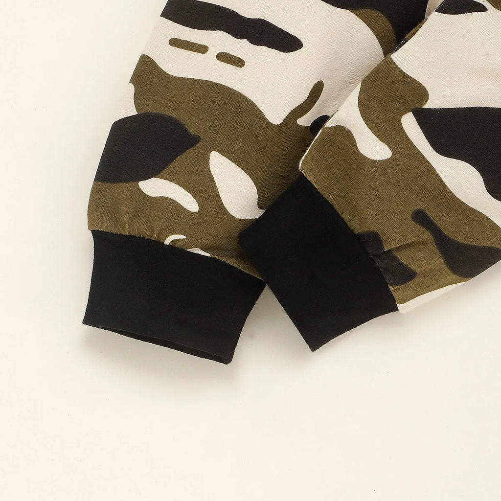 Green cotton boy's clothing set for children aged 1-3 years sizes 70-110cm