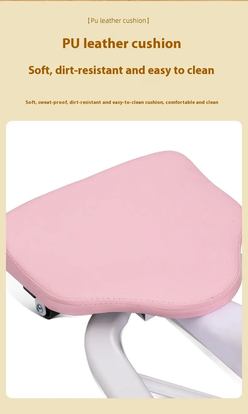 Steel pipe leg stretcher equipment for horse exercises with foam padding and optional backrest