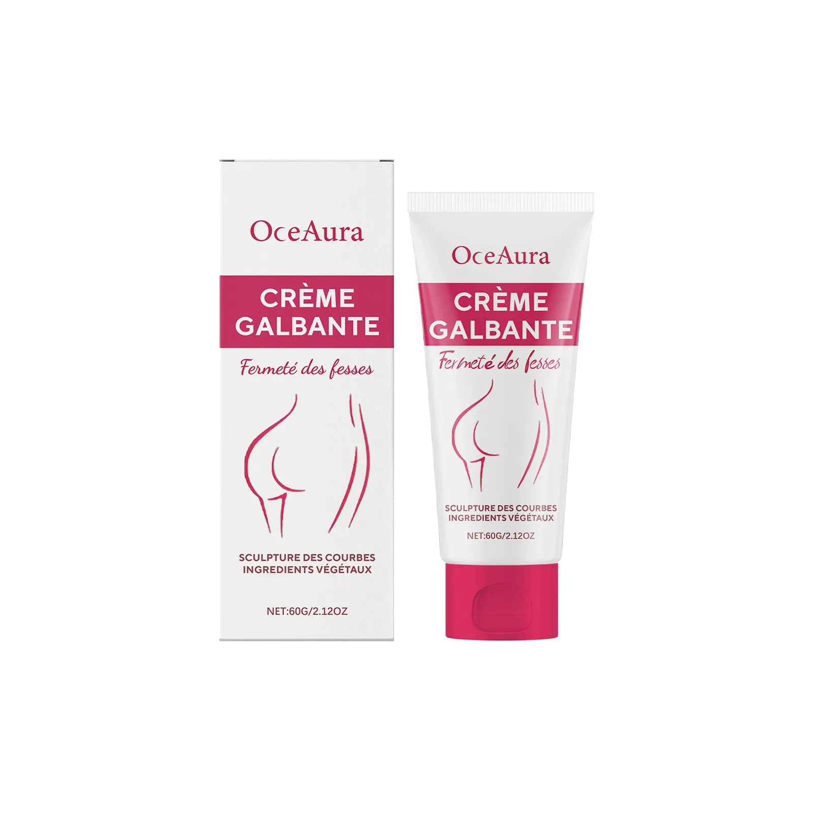 60g hip neck moisturising cream jar with centella and botanical extracts