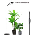 6-inch angel ring retractable floor grow light with aluminium alloy head and adjustable stand