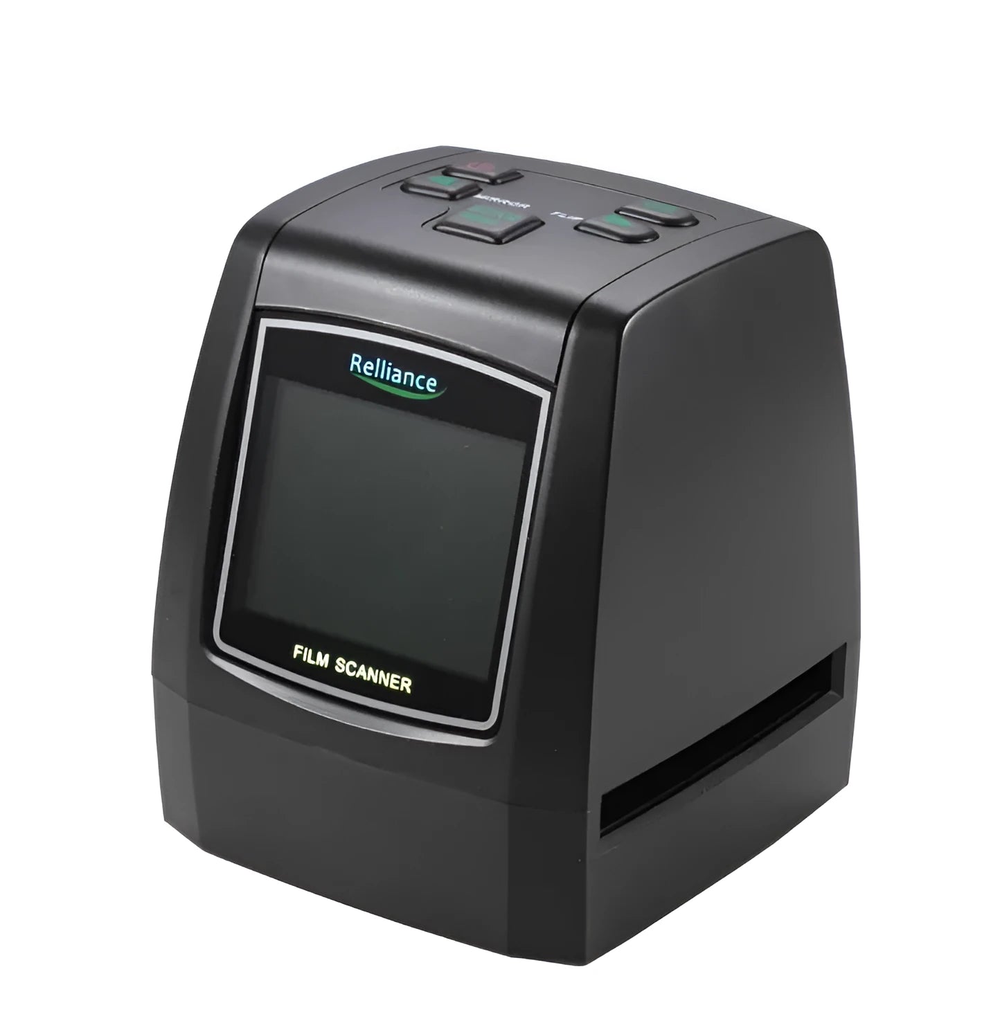 USB film negative scanner with LCD display for converting 35mm slides and film strips to digital images