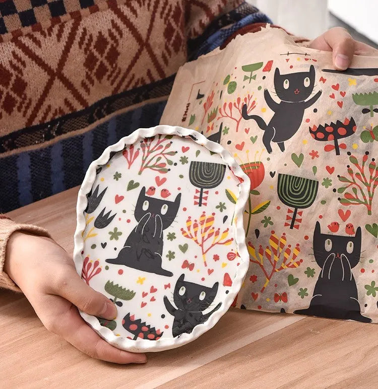 High temperature under glaze applique pottery paste sheet 49cm by 34cm with cartoon car design for ceramic decal transfer