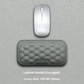 Memory foam mouse wrist pad with silicone base in black cloth cover option