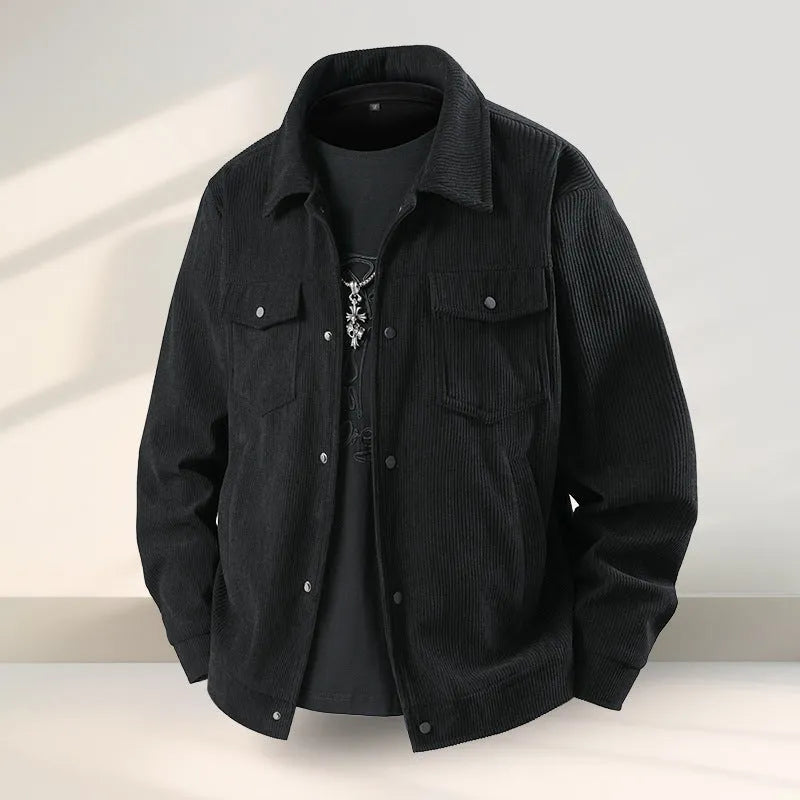 Men's slim fit casual coat with ruffle detailing in Lycra fabric available in multiple colours and sizes