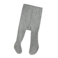 Pure cotton solid colour baby leggings with high waist foot pants in white for 0-6 months