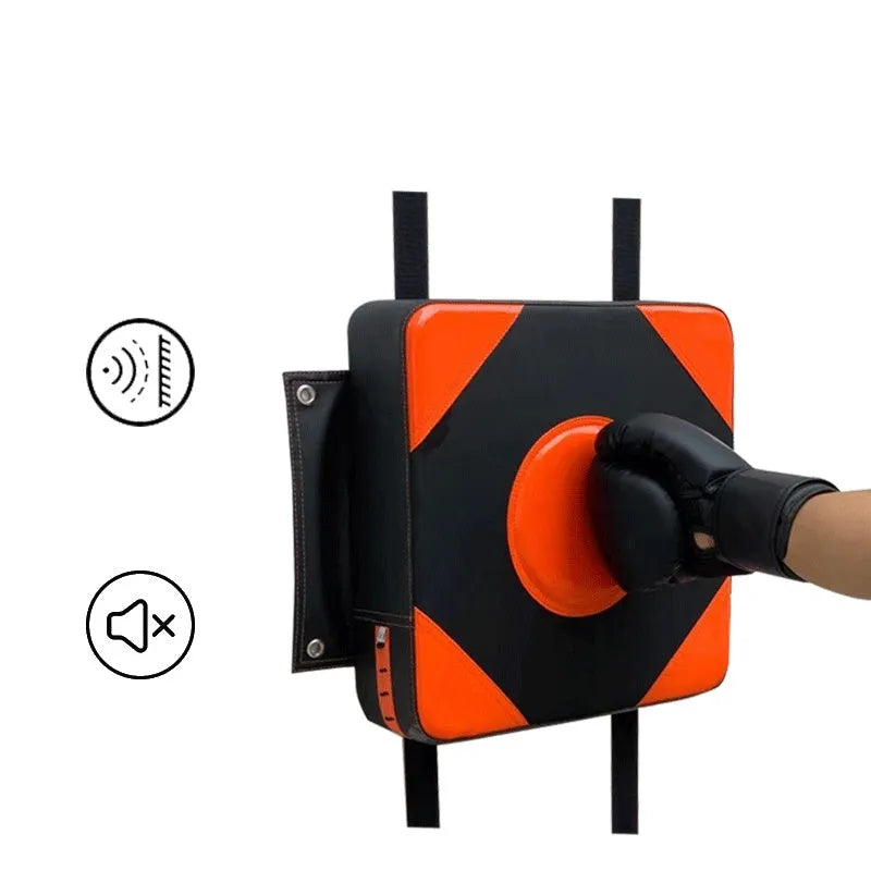 Home fitness wall target square boxing punching bag with steel nails 30x30x10cm