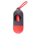 10cm plastic dog poop bag holder with retractable clip and side hook