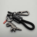 Cute cartoon little dinosaur keychain pendant made of zinc alloy for schoolbag decoration and key identification