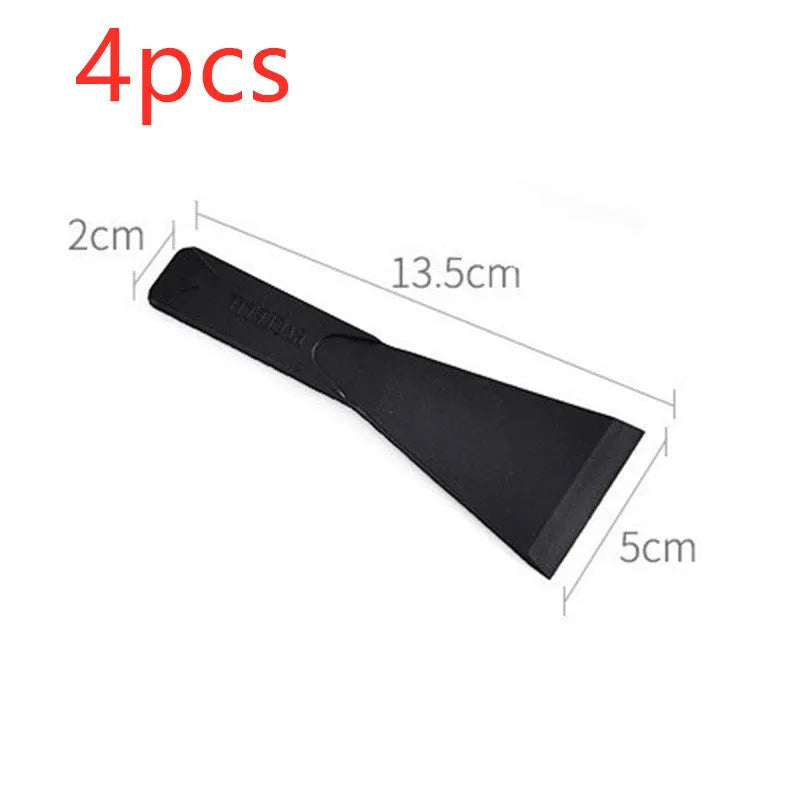 Mini non-stick carbon steel grill plate with candle holder set, 18.5cm x 9cm x 6cm, wooden handle baking tray style