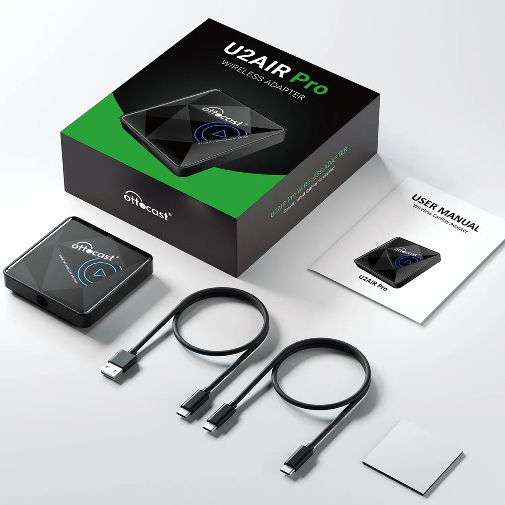 Black PU wireless car Bluetooth AIBOX adapter with Type-C port, shown next to a scale indicating its 59mm dimensions.