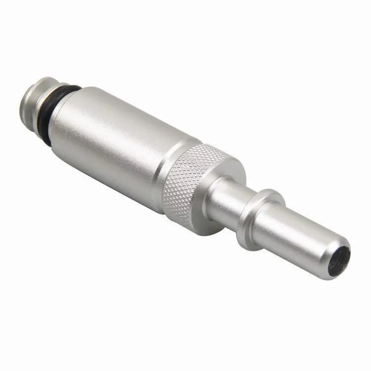 Silver metal transmission refuelling joint adapter tool for VAS6262-9 compatibility.