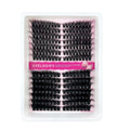 Large mixed false eyelash set in storage box with multiple style options