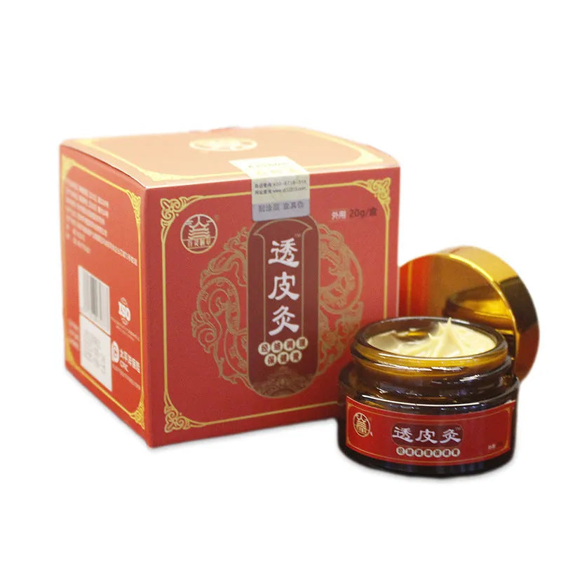 Bestlife herbal analgesic moxibustion paste tube, 20g, Baishi grass translucent colour for joint and muscle pain relief.