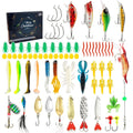 24-piece Christmas mino bog fishing blind box set with metal components in style 01 colour.