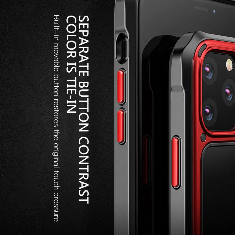 Transparent silicone phone case for iPhone 11 in business style with PU and TPU materials