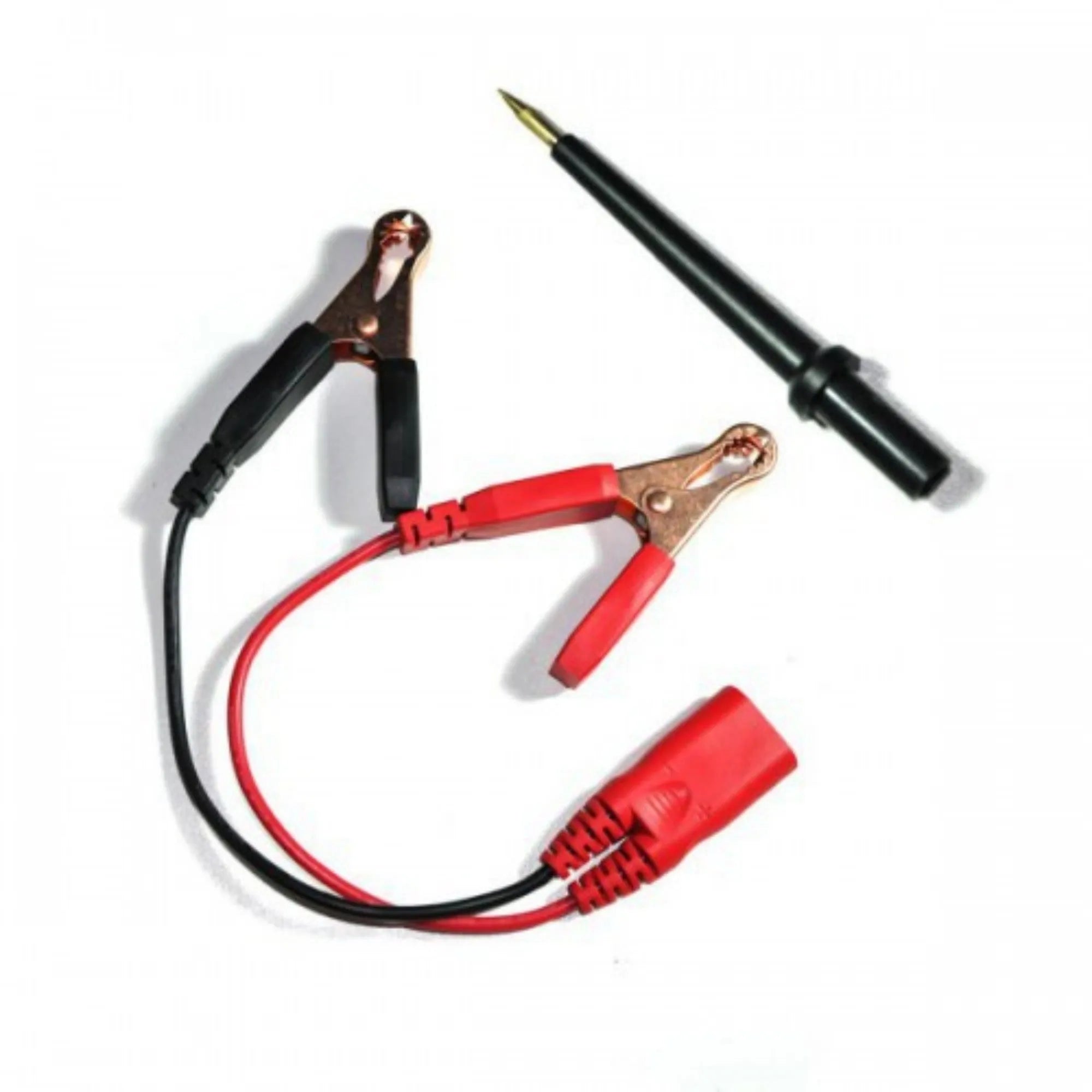PT150 automotive power circuit test pen with blue housing and colour display in blow-moulded case with accessories