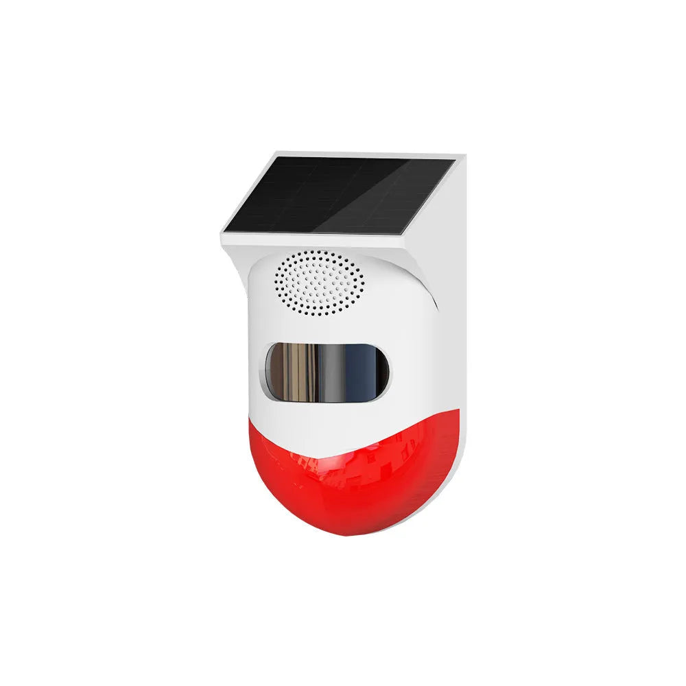 Solar-powered infrared security alarm with wireless GSM communication for outdoor perimeter protection