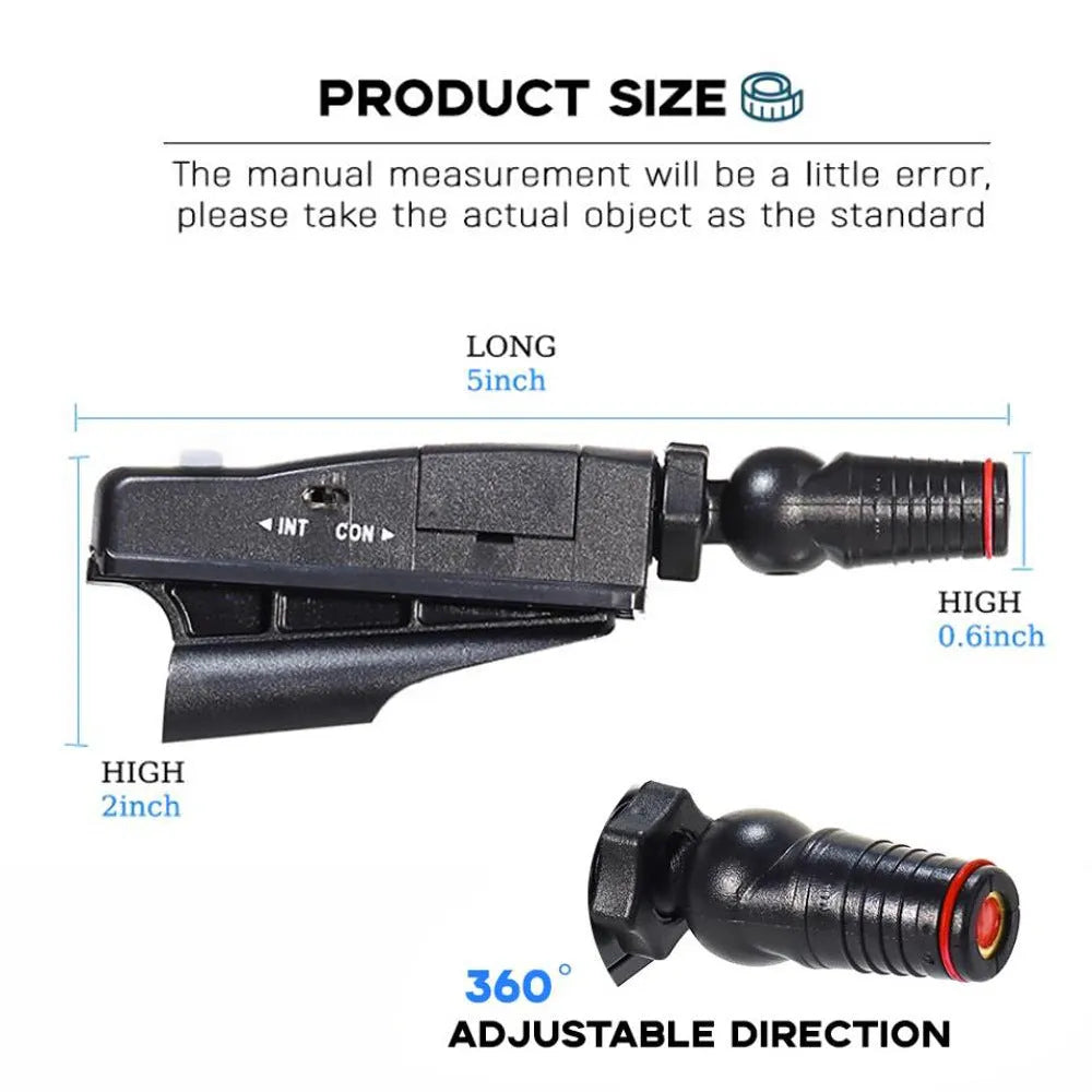 Black golf push rod laser aiming instrument for putting practice alignment