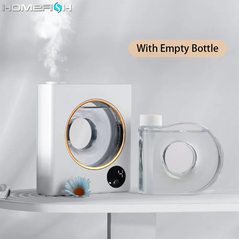 Small white wall-mounted automatic aromatherapy machine with USB charging port