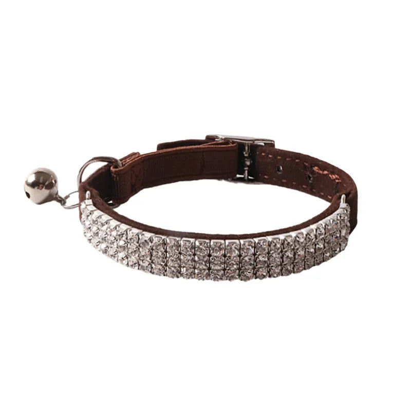 Soft flannel cat collar with elastic buckle in multiple colour options.