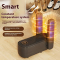 Black intelligent automatic shoes dryer with timer and waterproof warmer for sports footwear drying