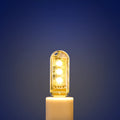 White and warm light USB rechargeable baby night light measuring 6cm by 1.8cm with LED eye protection technology