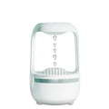 Anti-gravity humidifier with water drop backflow circulation and 500ml capacity for bedroom or office use