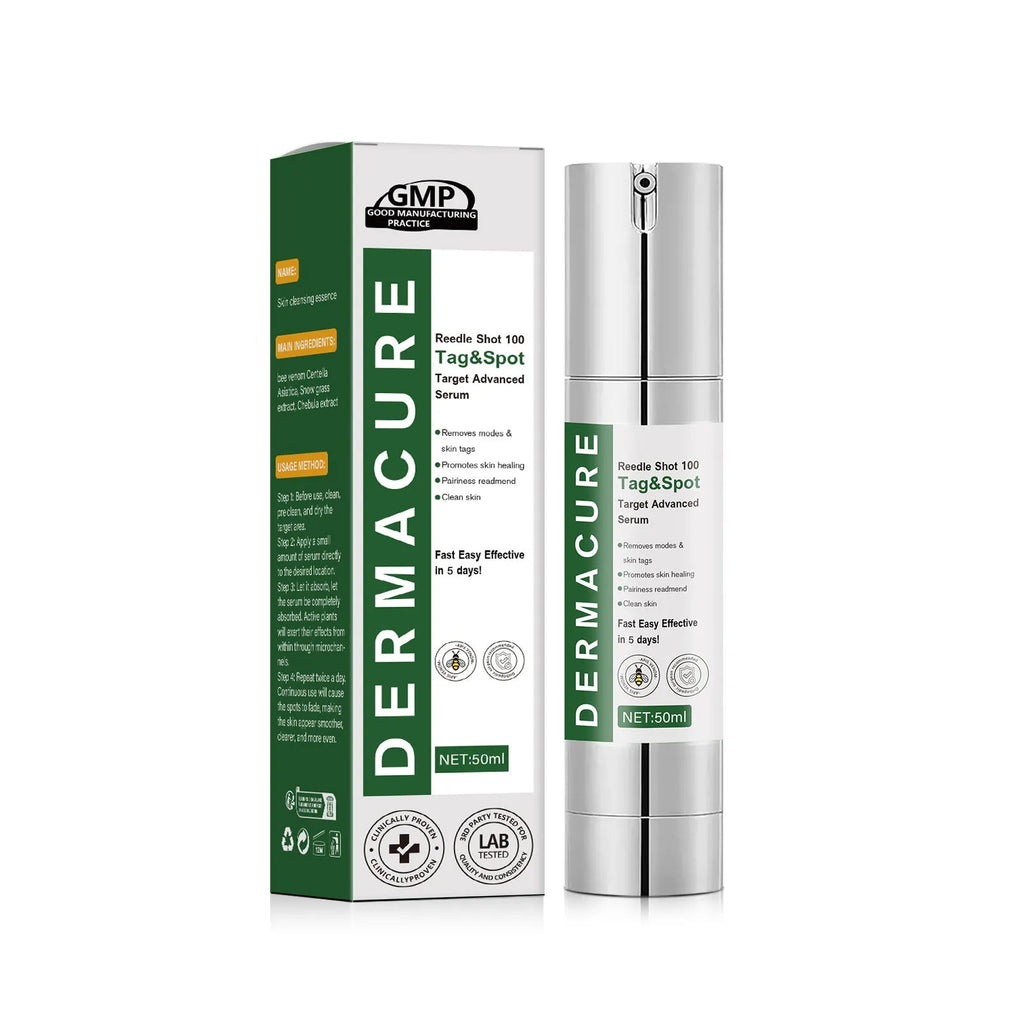 50ml bottle of non-standard gentle facial care solution with three-year shelf life