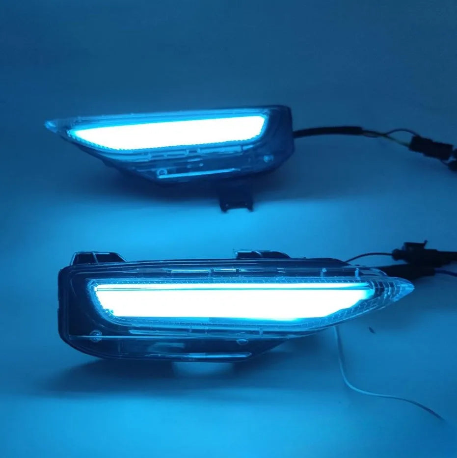 Infiniti Q50 Q70 front bumper LED daytime running lamp and turn signal light assembly