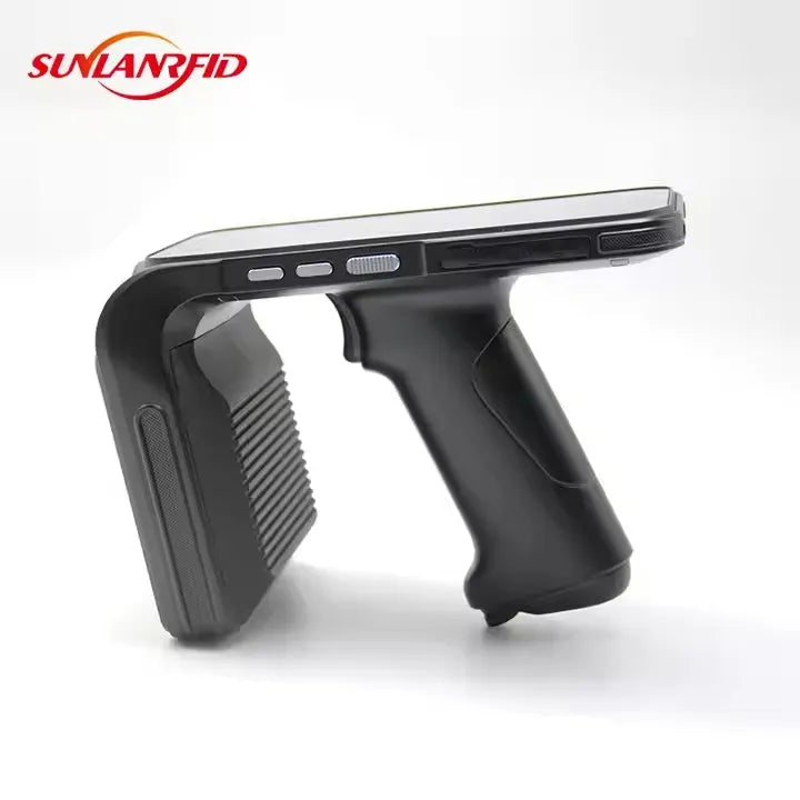 SLP-05 portable Android handheld UHF RFID reader and scanner with fingerprint sensor
