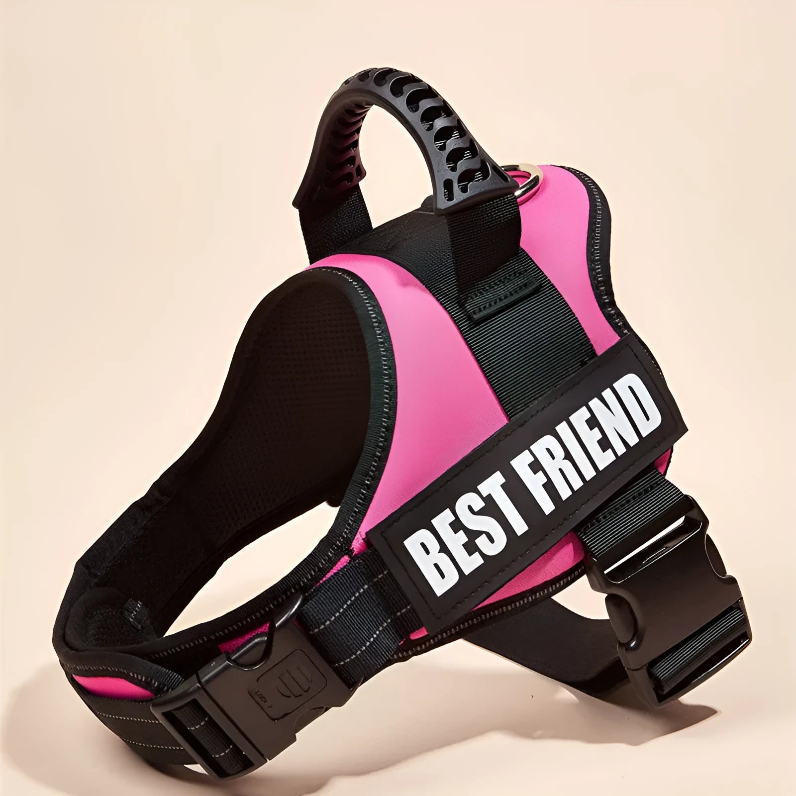 Nylon dog chest brace harness with Velcro strap in multiple sizes for large dogs