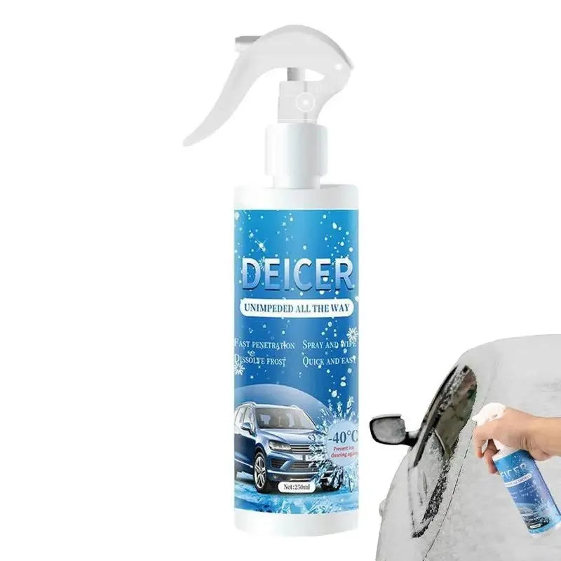 250ml car windscreen deicer spray bottle for snow and frost removal from vehicle glass