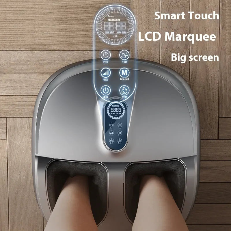 Home Massage Intelligent Fully Automatic Foot Massage Machine in Prince Silver with wireless remote