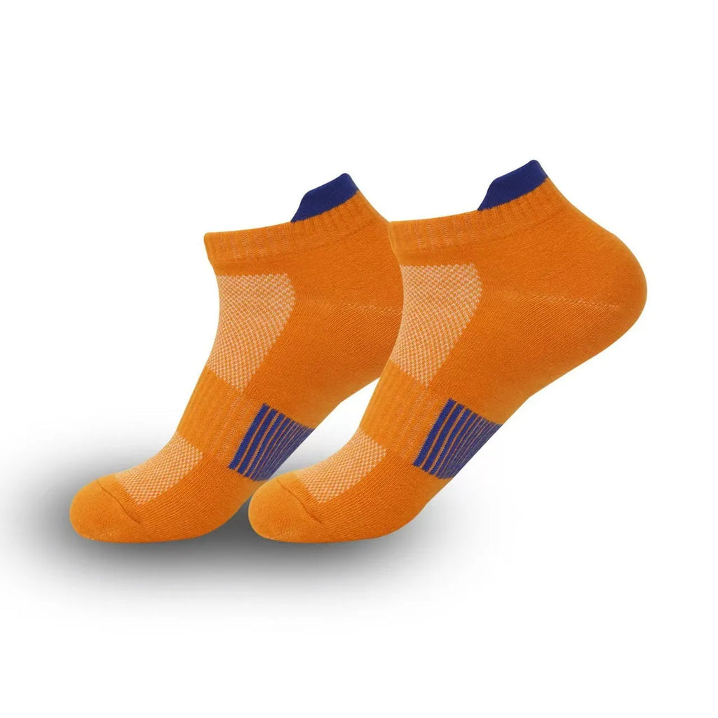 Stretch socks for outdoor fitness and running, invisible anti-friction design, one pair, six colours