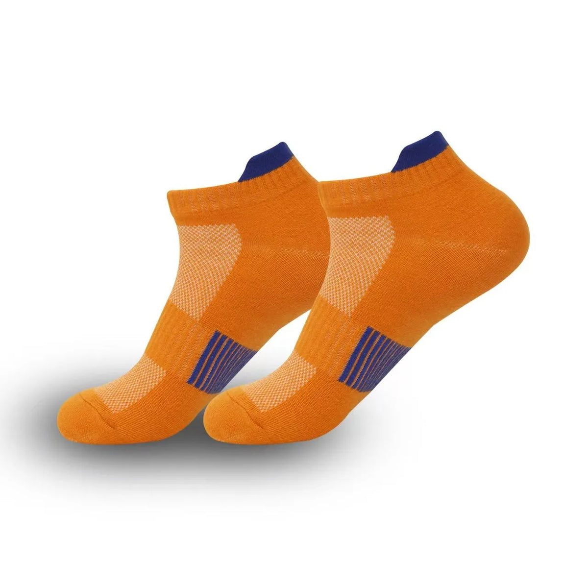 Stretch socks for outdoor fitness and running, invisible anti-friction design, one pair, six colours