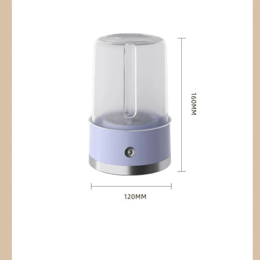 Wireless rechargeable portable laundry cup in green and purple USB powered mini washing machine