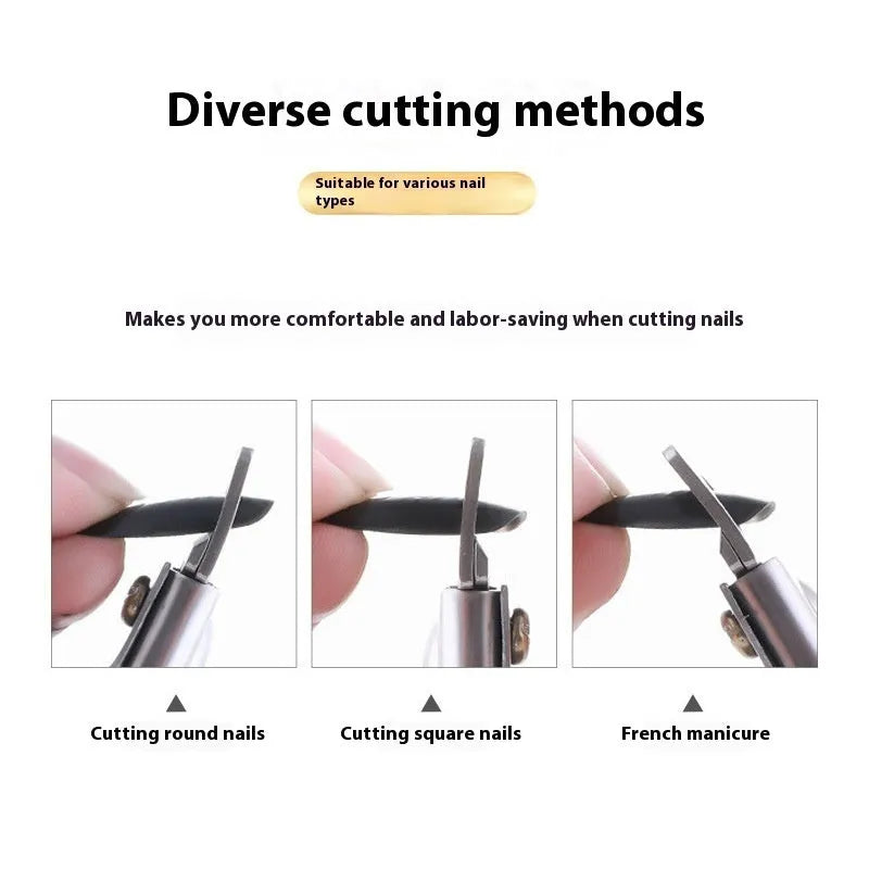 French U-shaped nail art scissors stainless steel cuticle cutters with electrophoretic finish