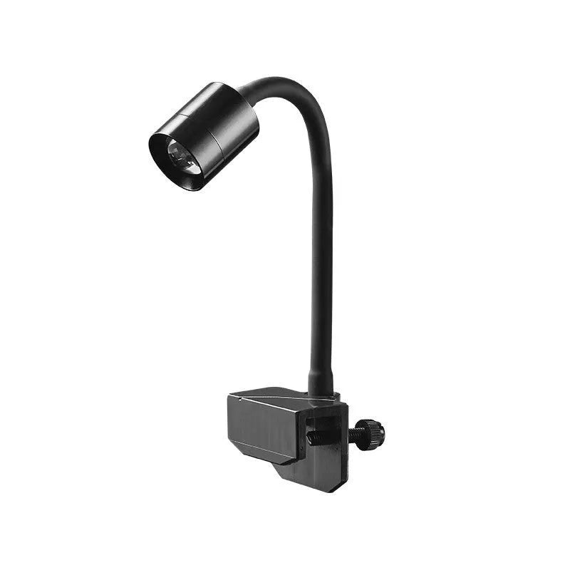 Mini LED aquarium light for 15-40cm fish tanks with clip or base mounting options
