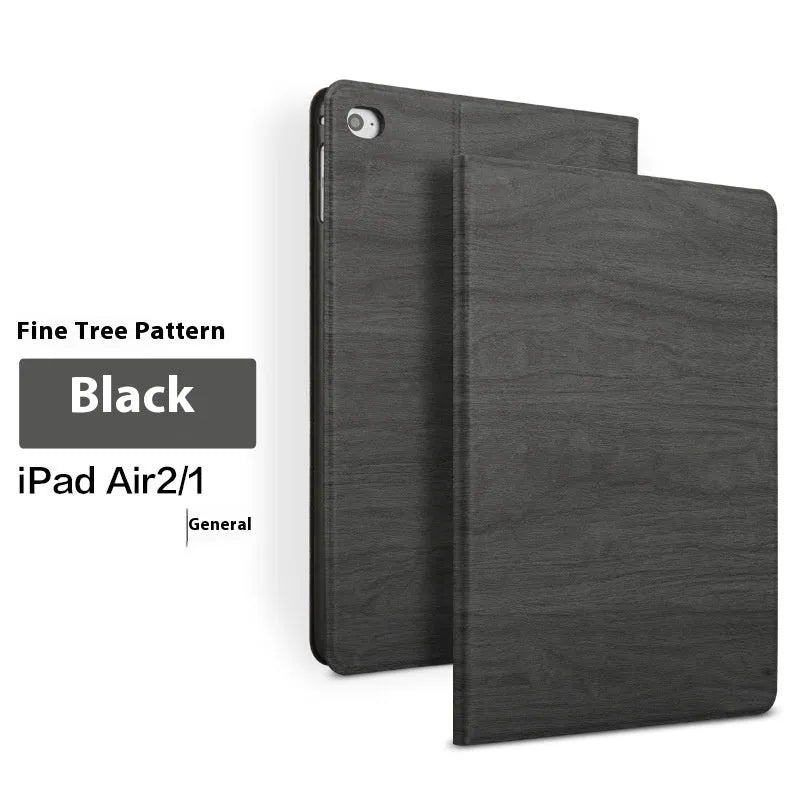 Imitation leather iPad protective cover with integrated sleep bracket in sapphire blue colour