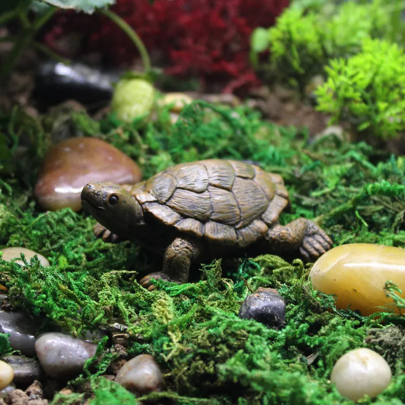 Green resin simulation turtle garden decoration for outdoor landscaping