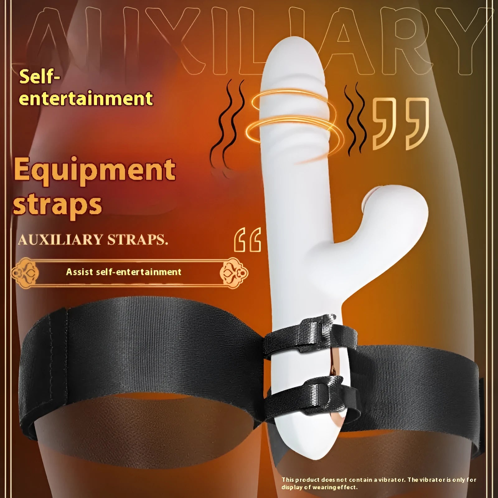 Black knitted belt adult strap appliance for intimate use scenarios