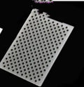 Plastic cake decorative mould showing windmill, star, flower, and butterfly patterns for sugar cake decoration
